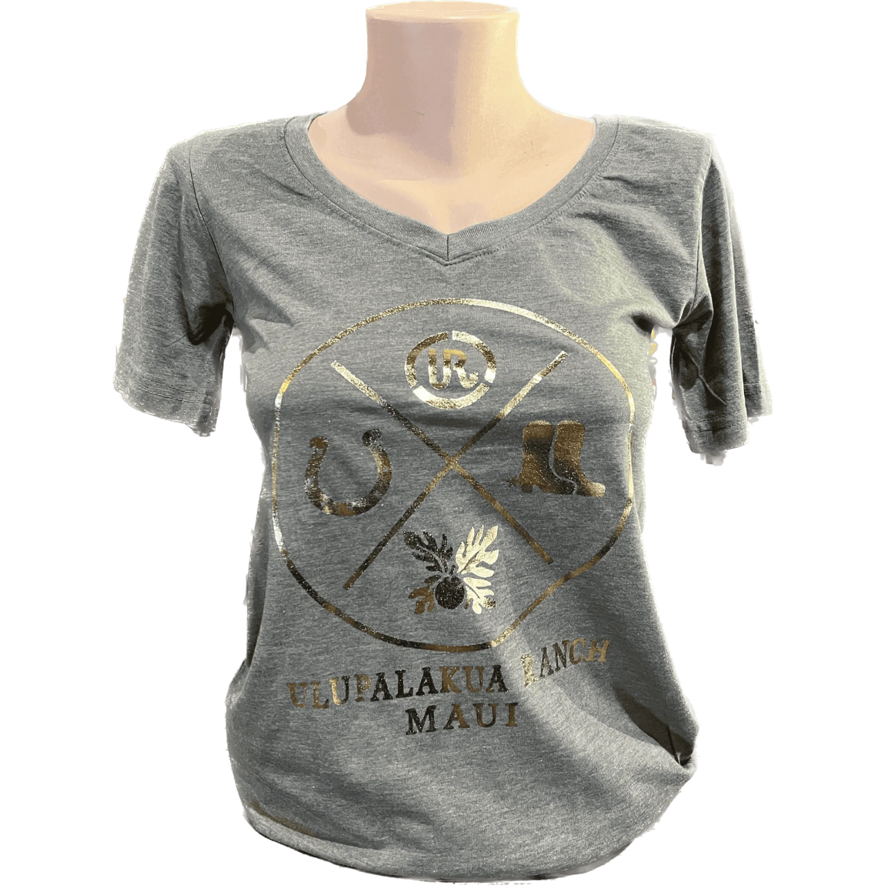 UR Gold Foil V-Neck Shirt