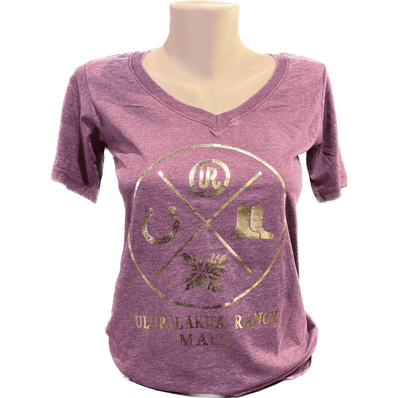 UR Gold Foil V-Neck Shirt