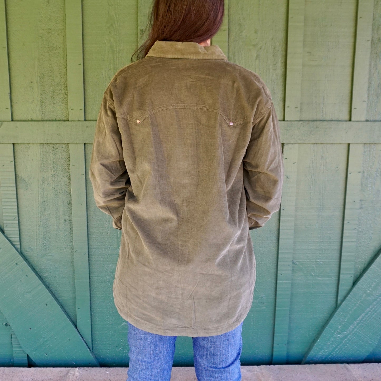 Retro Corduroy Boyfriend Shirt