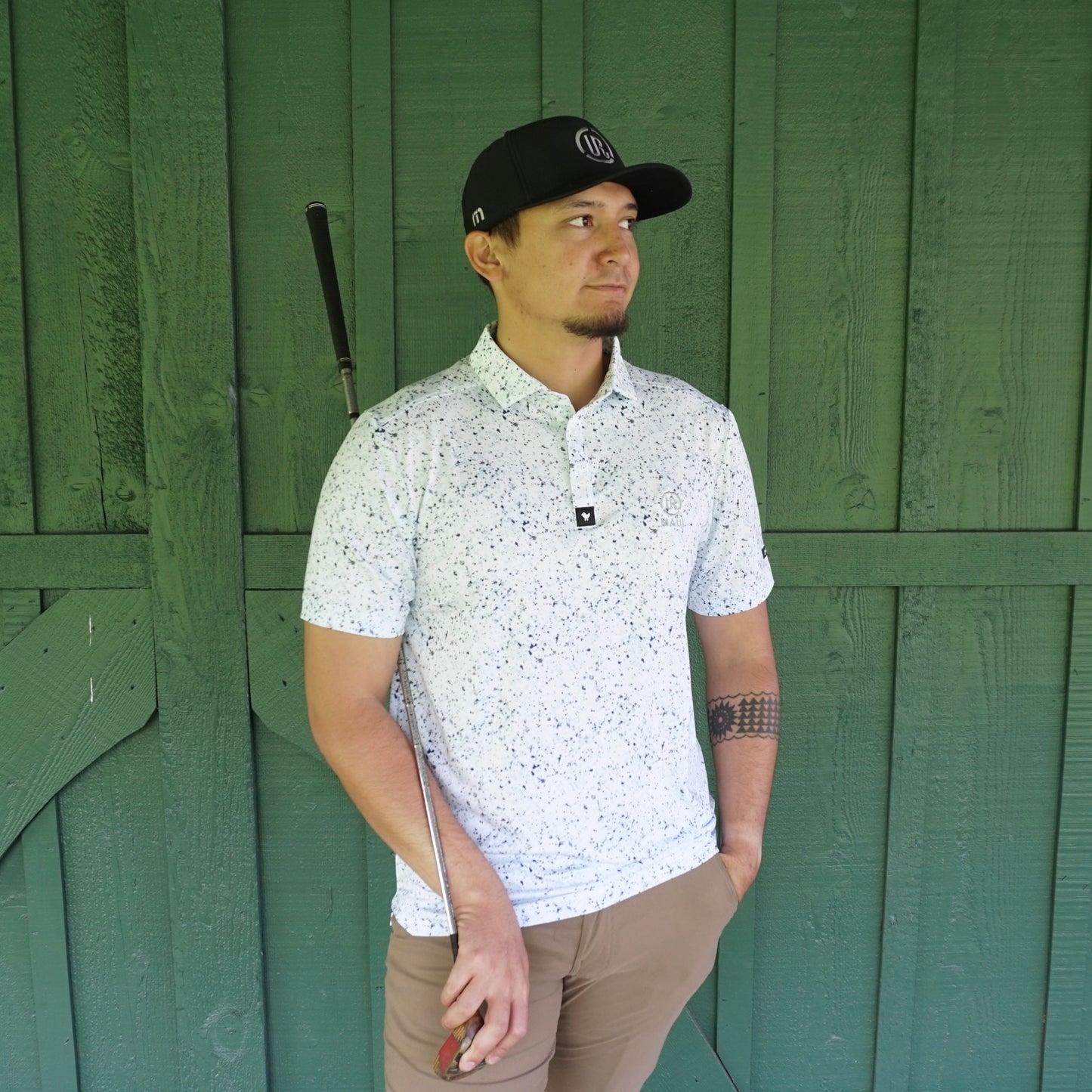 Paint Splatter Golf Shirt