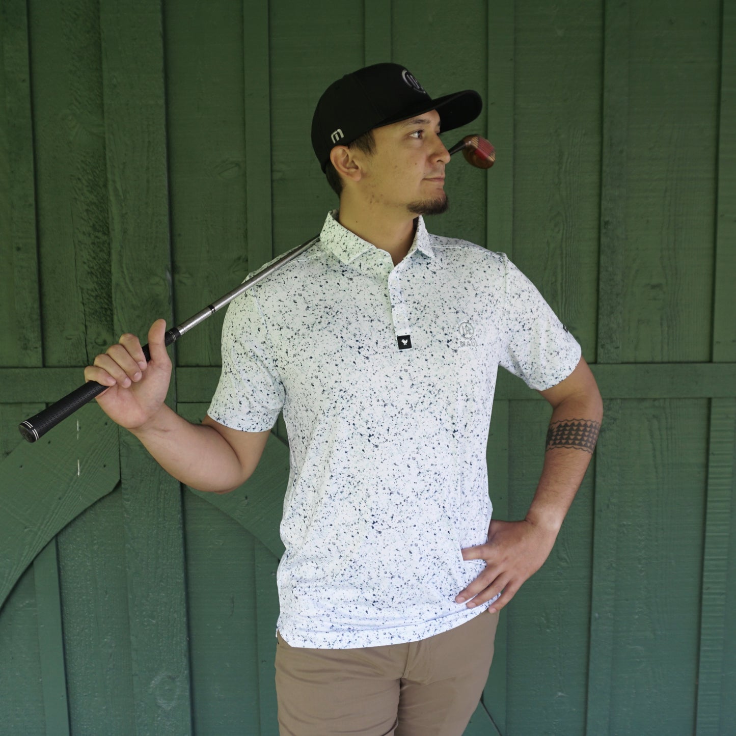 Paint Splatter Golf Shirt