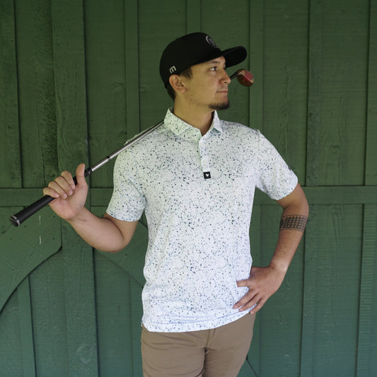 Paint Splatter Golf Shirt