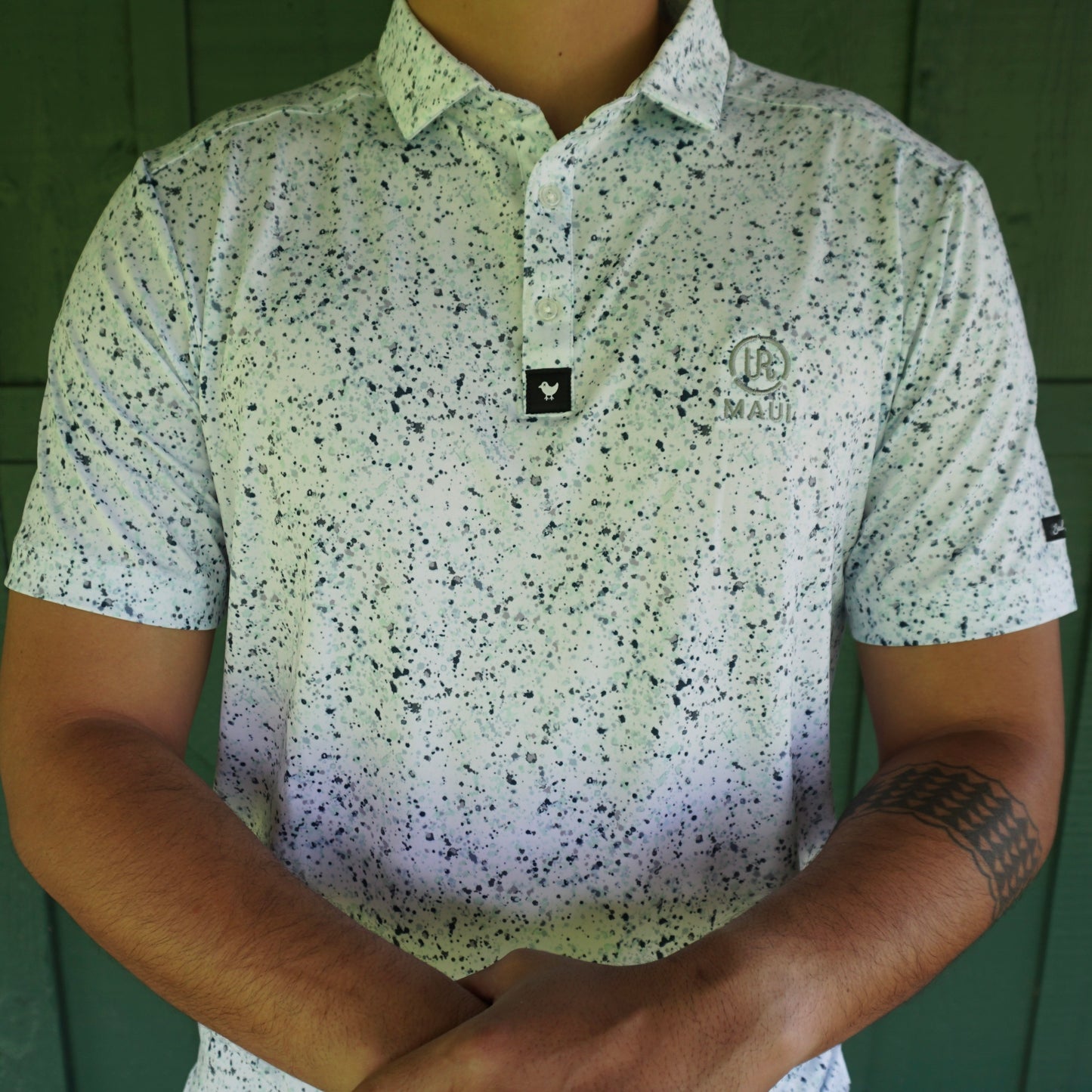 Paint Splatter Golf Shirt