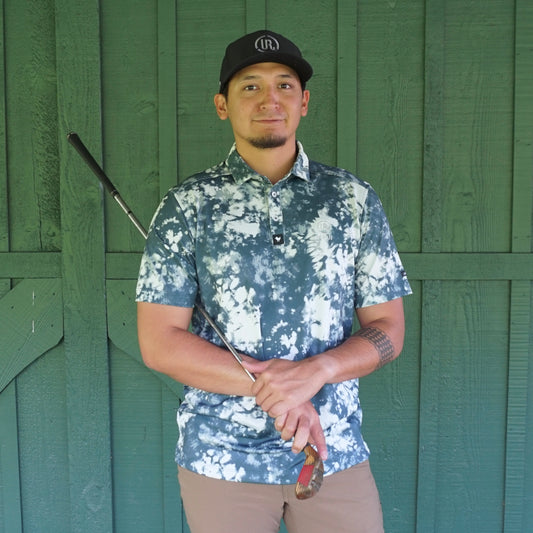 Marbled Hazard Golf Shirt