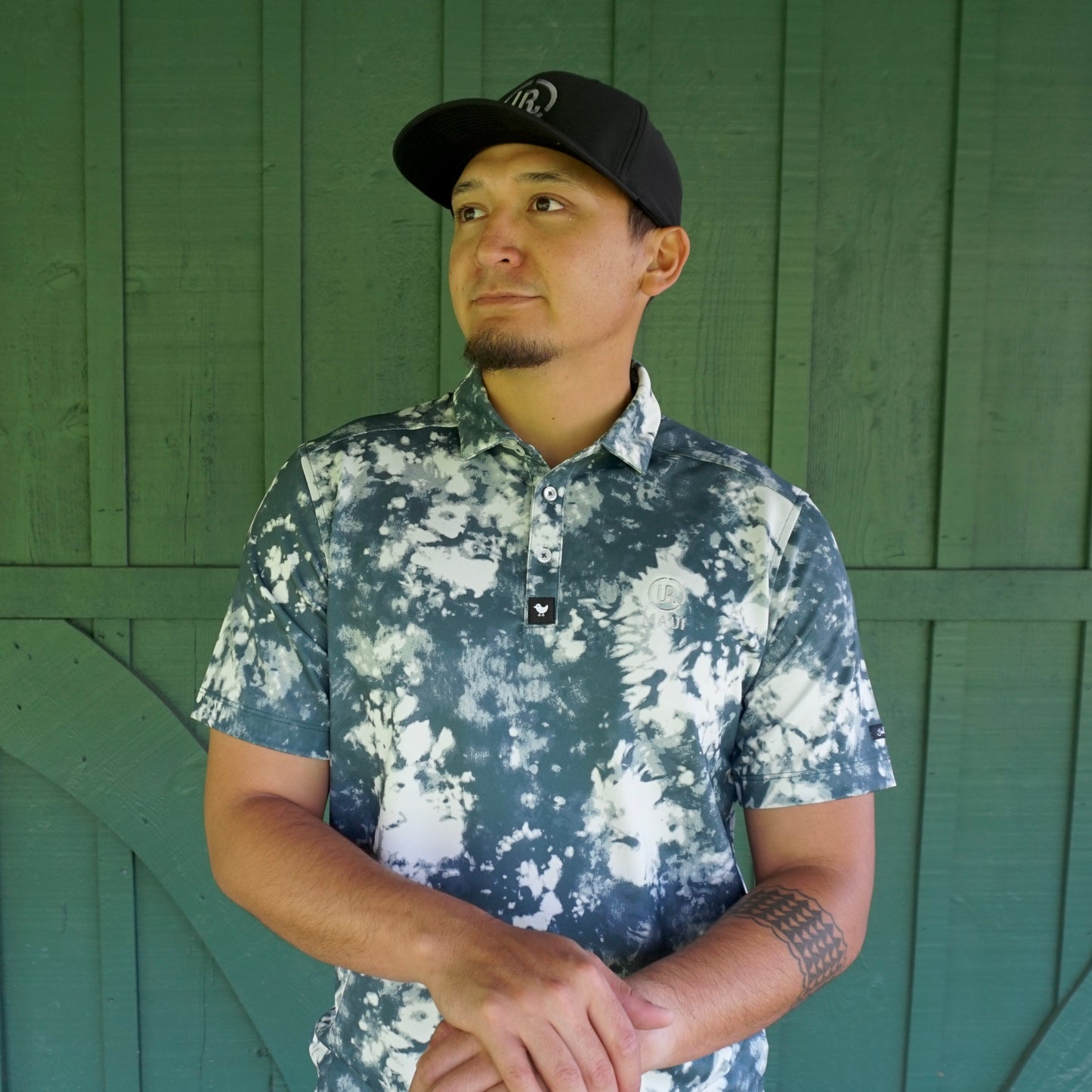 Marbled Hazard Golf Shirt