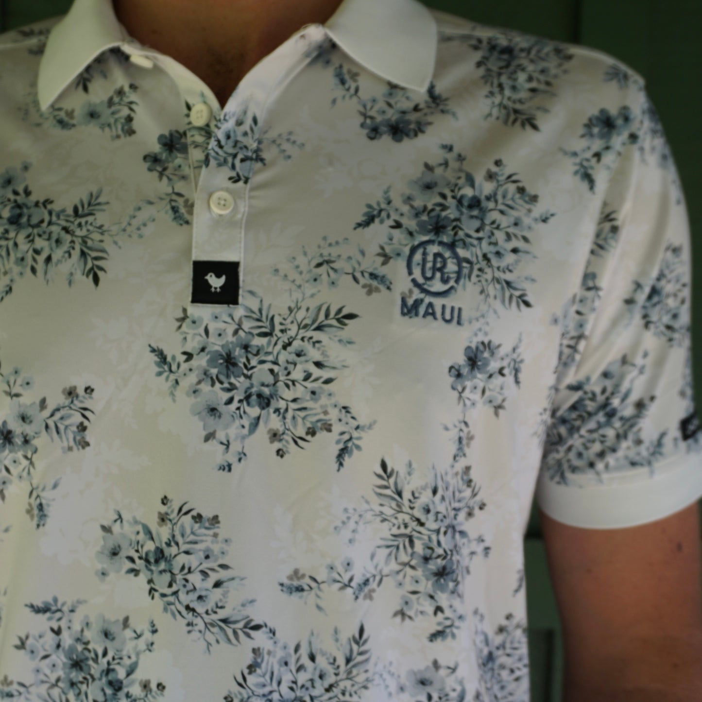 Moonlit Bloom Golf Shirt
